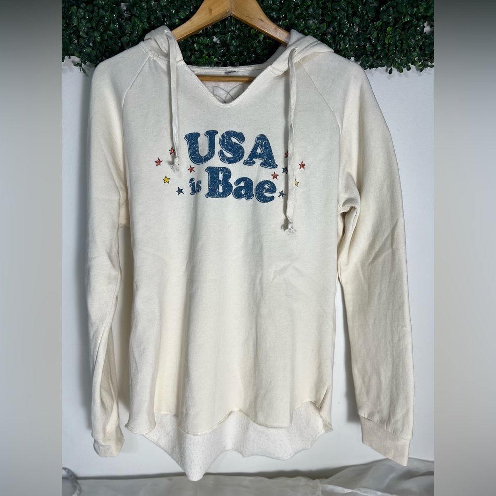 Mallory Ervin and Living Fully Co USA is Bae Hooded Sweatshirt Size XL